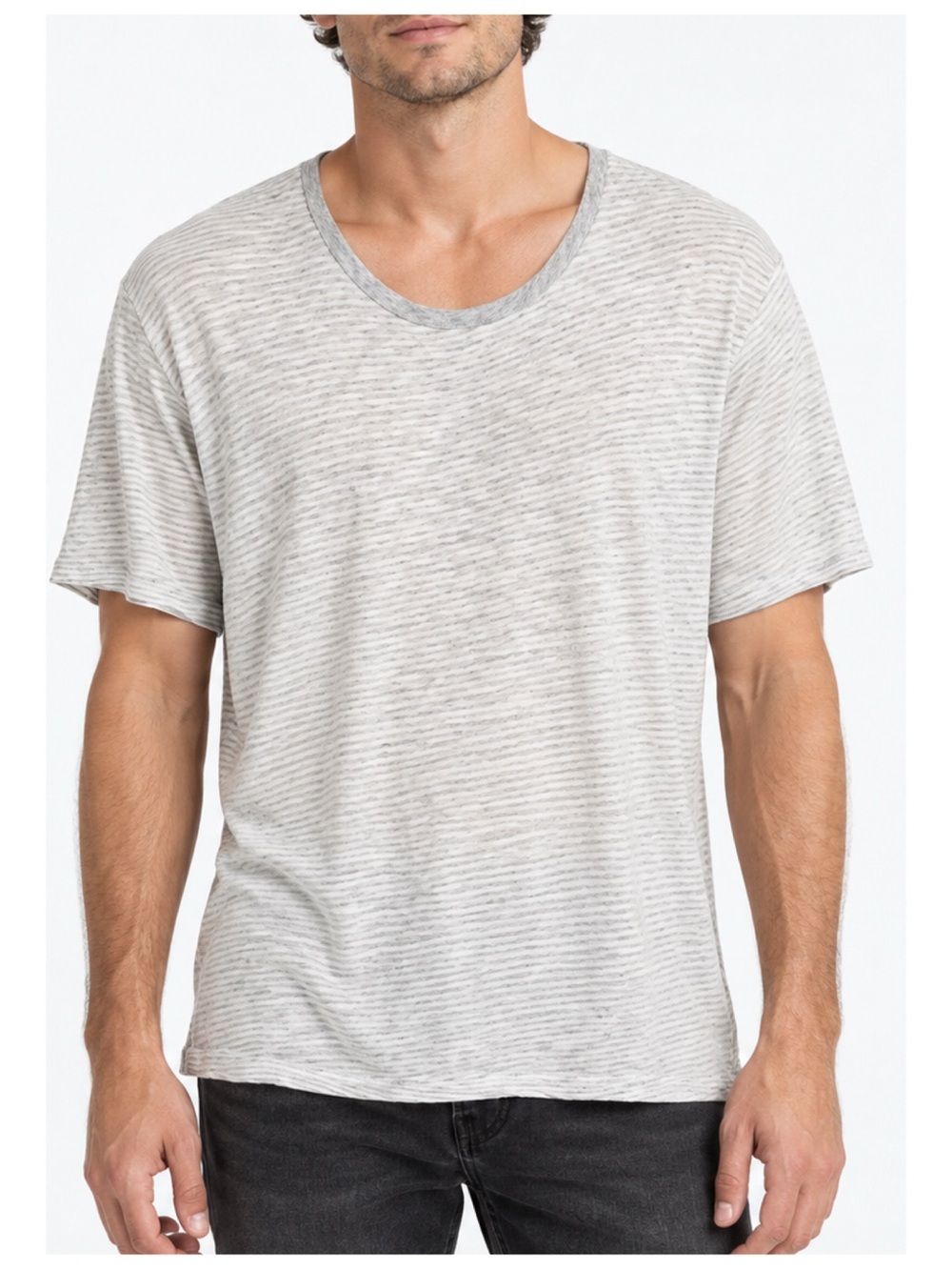 Rag & Bone Cotton Striped Short Sleeve T-Shirt Mens XL